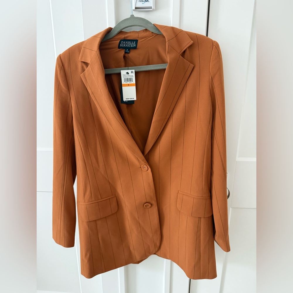 Danielle Bernstein Women's Rust Blazer